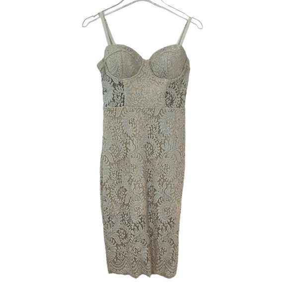 Bebe NWT Brady Lace Dress Size 2 - Picture 2 of 15